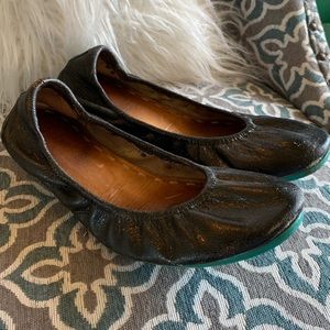 Tieks Painted Black Ballet Flats